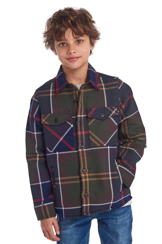 Boys Tartan Overshirt
