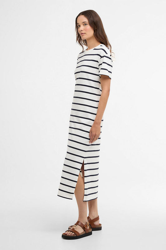Selena Striped Midi Dress