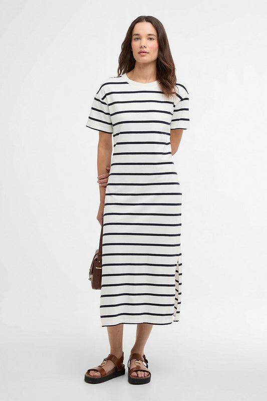 Selena Striped Midi Dress
