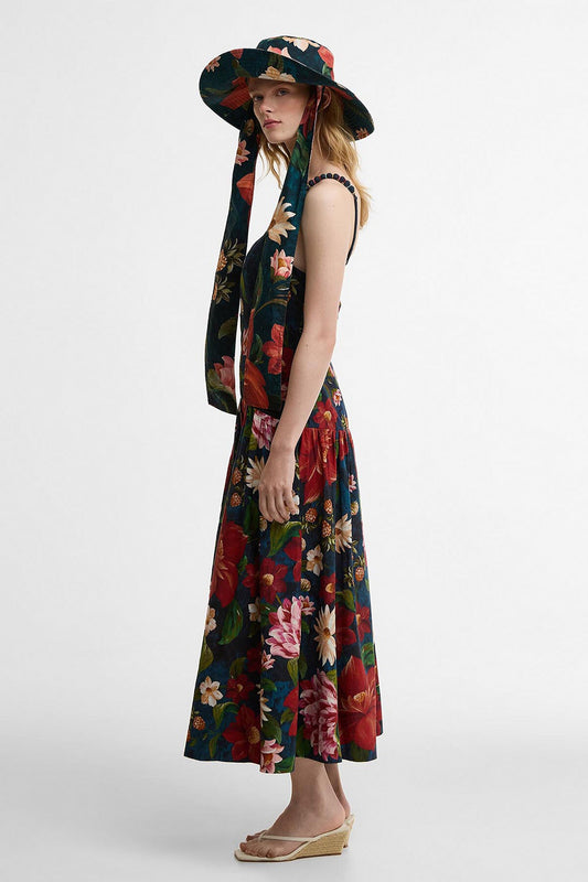 Wild Flower Midi Dress