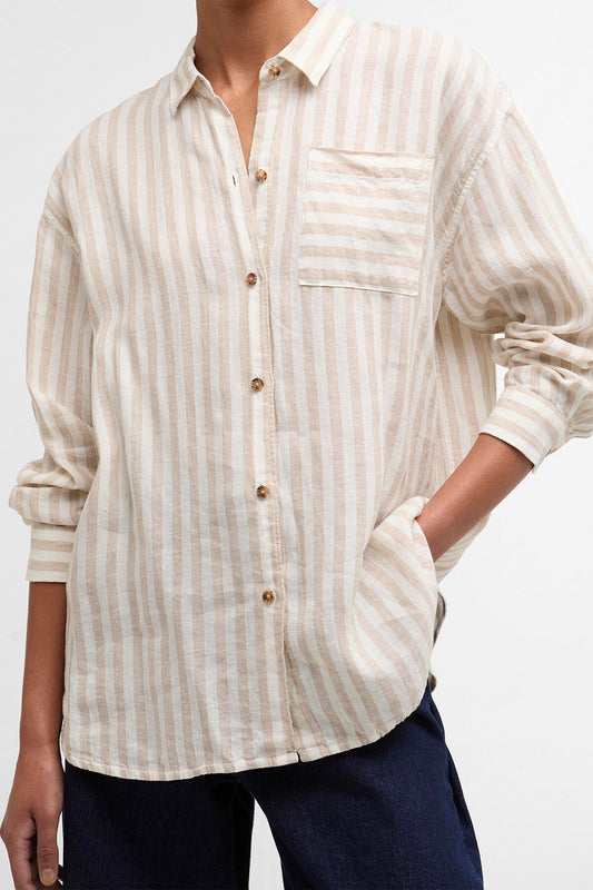 Annie Striped Linen Shirt