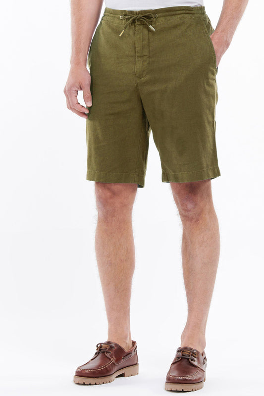 Linen Cotton Mix Shorts