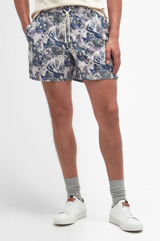 Hindle Palm-Leaf Swim Shorts