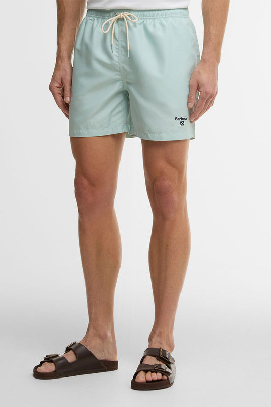 Water Reactive Leaf Print Swim Short